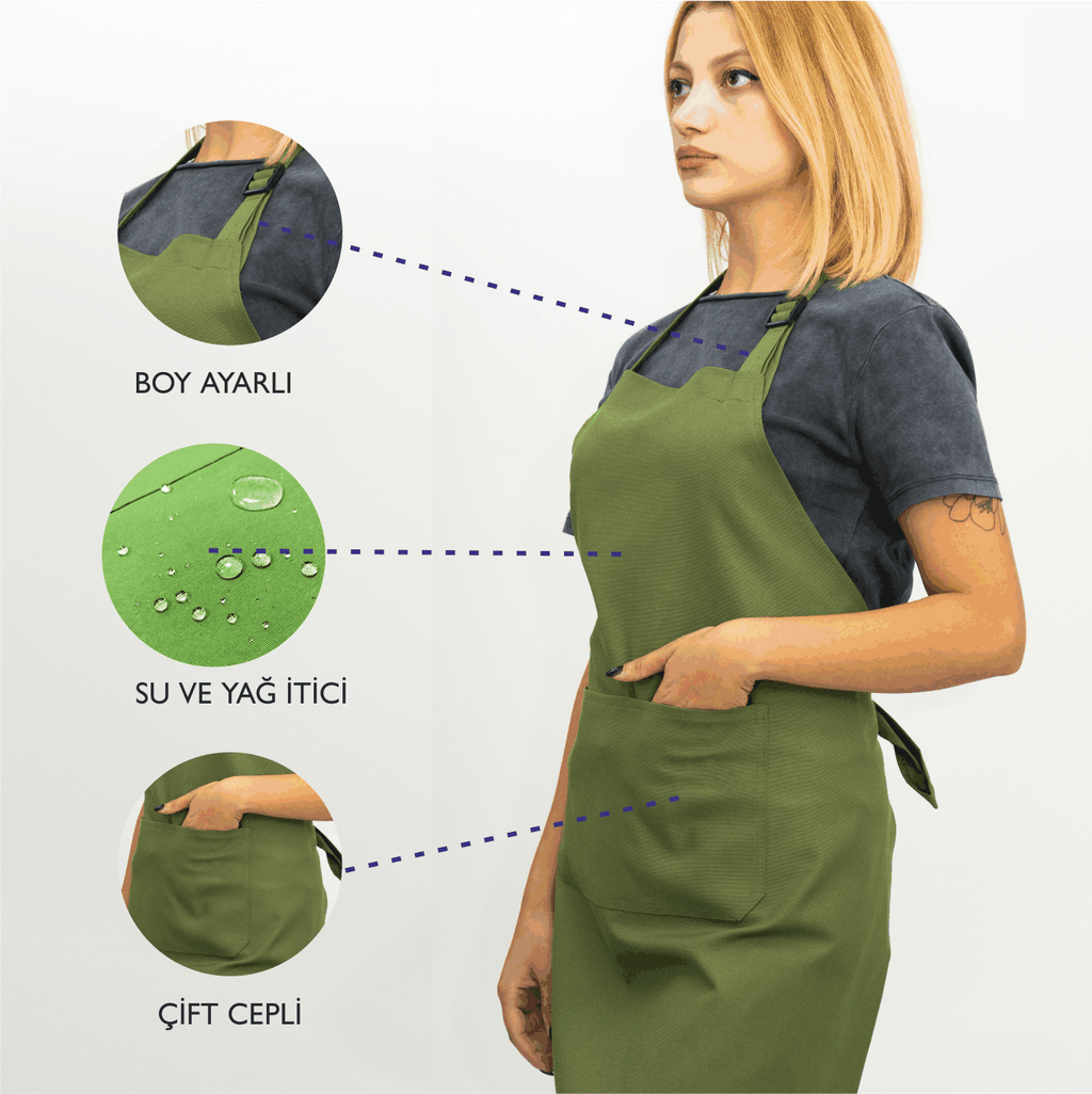ASKILI VE BOY AYARLI CAFE RESTAURANT CHEF VE GARSON ÖNLÜKLERİ