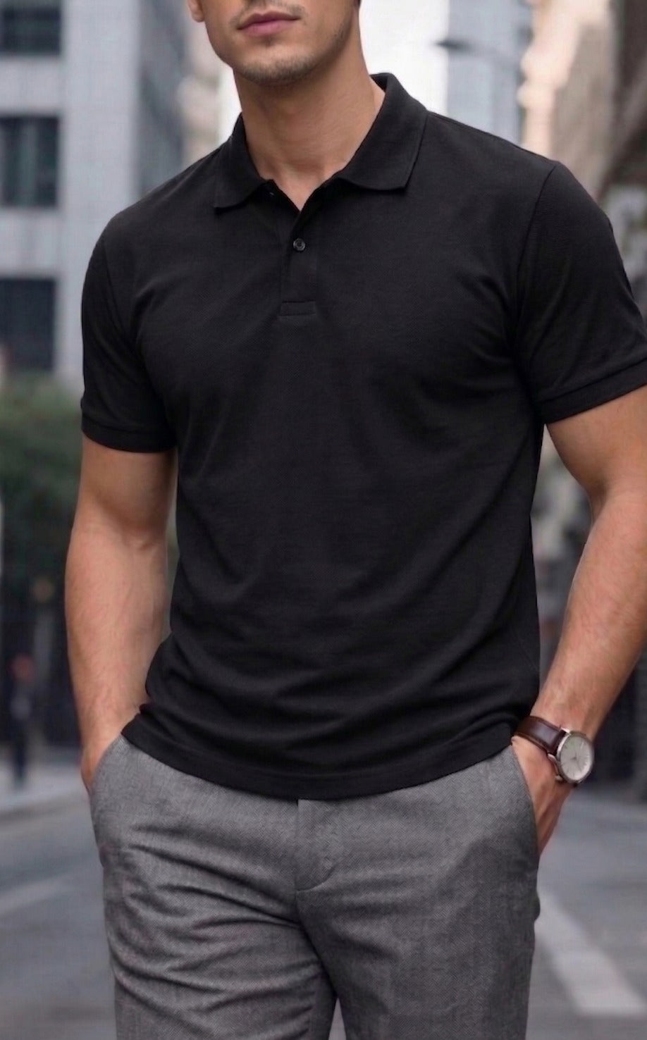 Turuncu Polo Yaka Tshirt