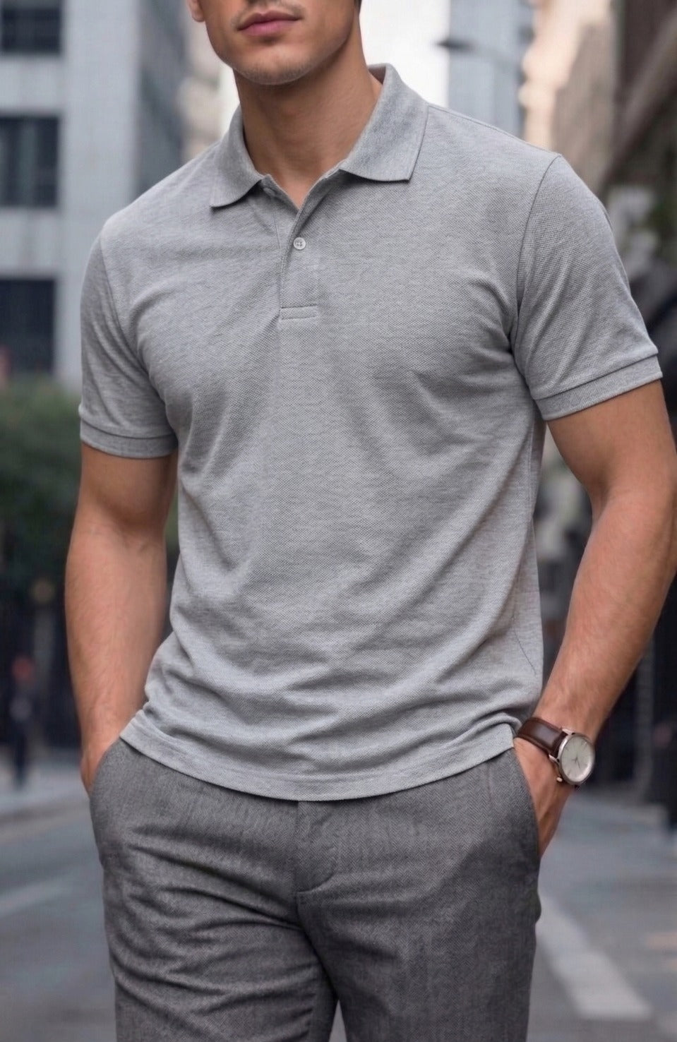 Turuncu Polo Yaka Tshirt
